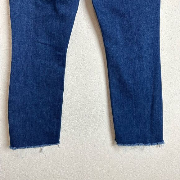 MOTHER Women's Straight Leg Jeans - Dark Blue - Picture 11 of 15